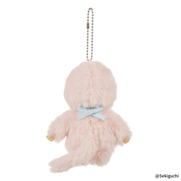 NEW SEKIGUCHI Monchhichi Colors Pink Plush Mascot Keychain - Picture 3 of 5